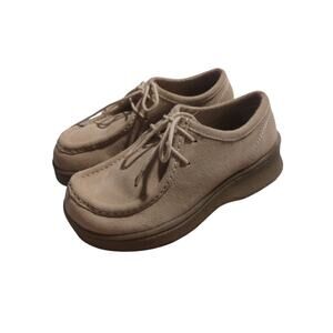 Y2K Lower East Side Women's size 7 Suede Chunky Platform Grungecore VTG Shoes